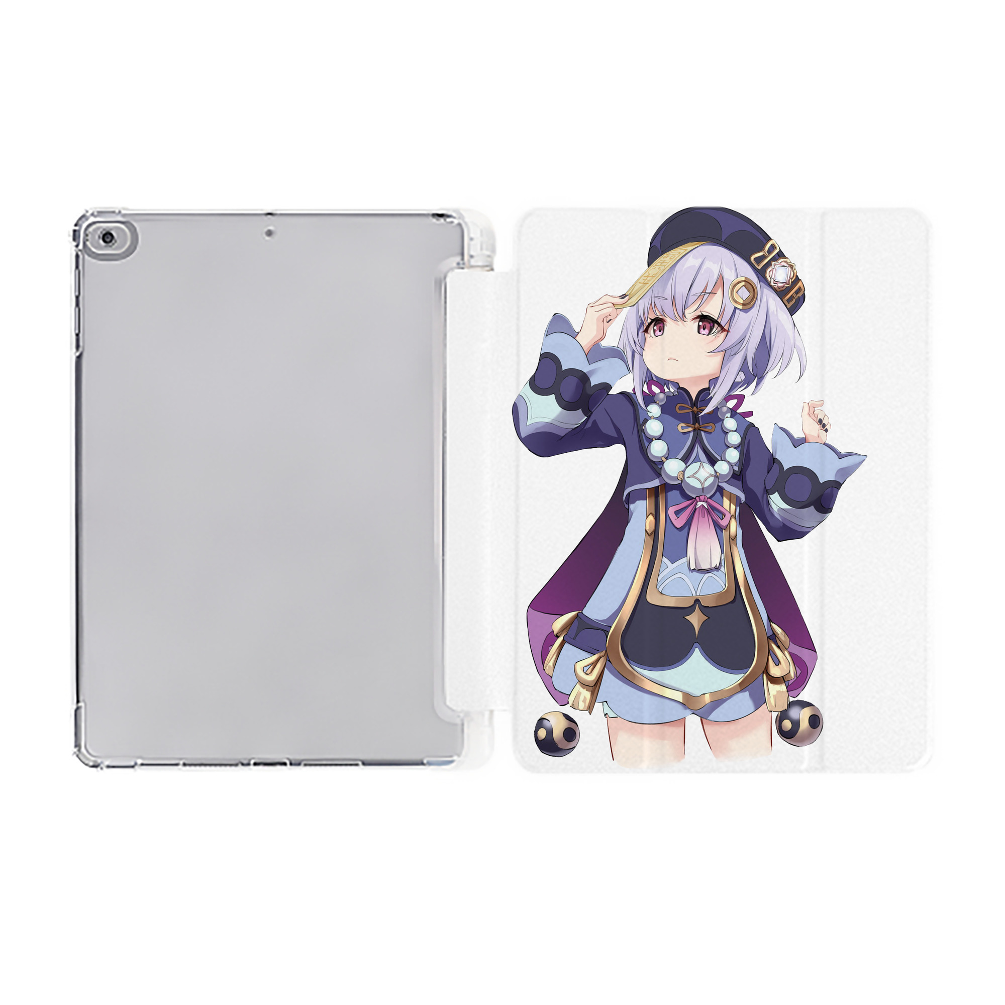 げんし神 七七 なな  genshin Nana IPad ケース ペン収納付き 三つ折りスタンド PUレザー×シリコン 対応機種9.5/10.5/10.9インチ